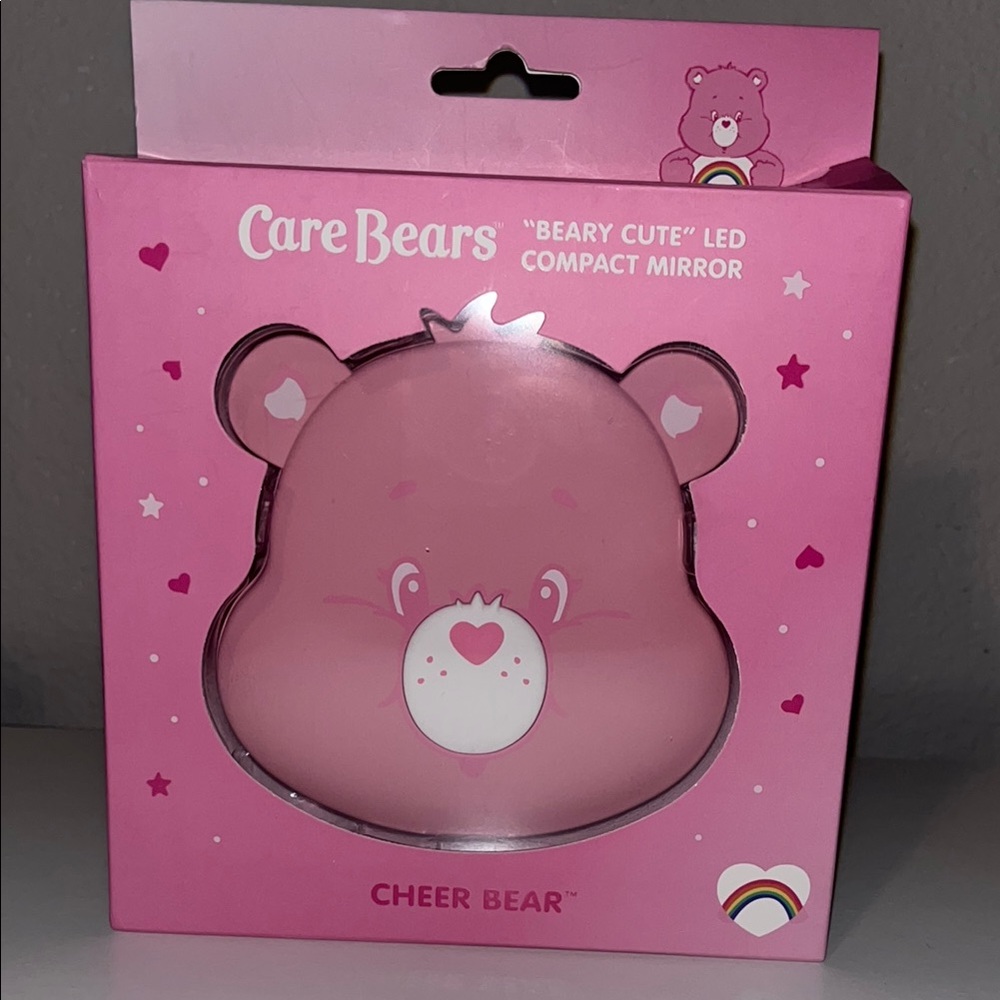 Care Bears Cheer Bear Pink LED Mirror